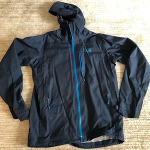Mountain Hardware Mens Waterproof Jacket, Blue